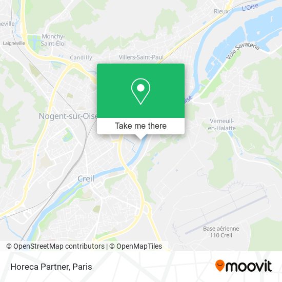 Horeca Partner map