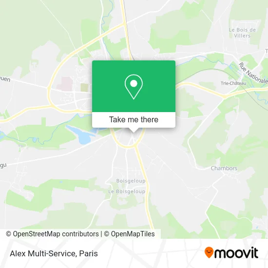 Alex Multi-Service map