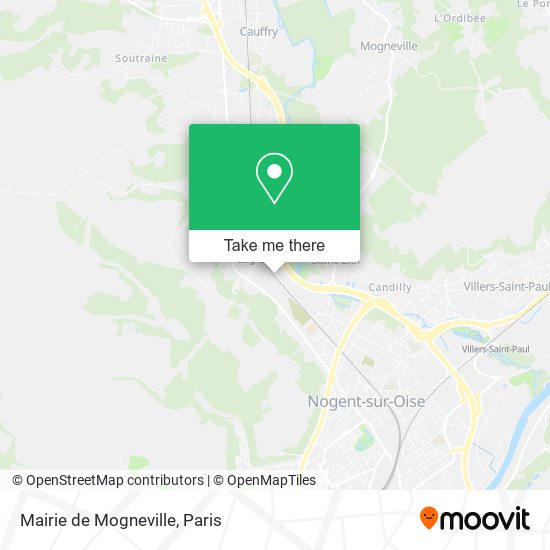 Mairie de Mogneville map