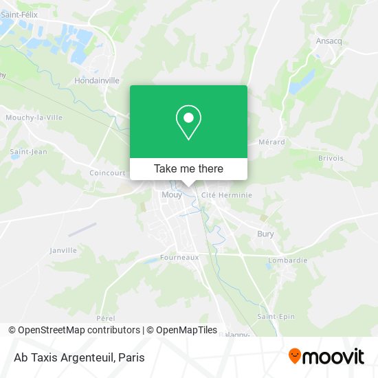 Ab Taxis Argenteuil map