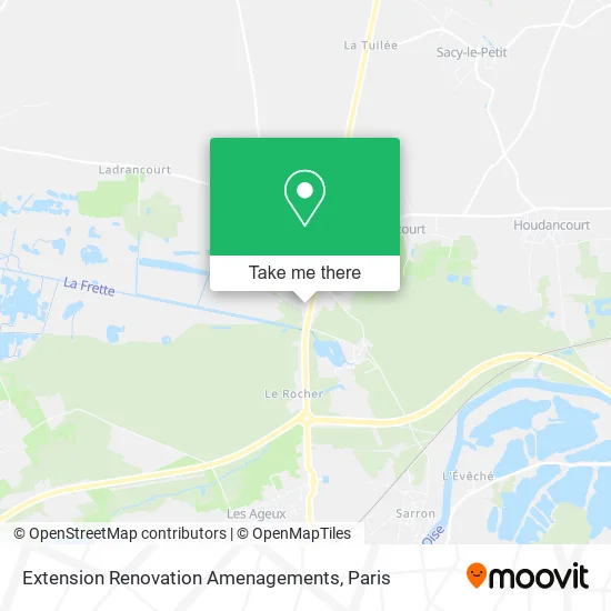 Extension Renovation Amenagements map