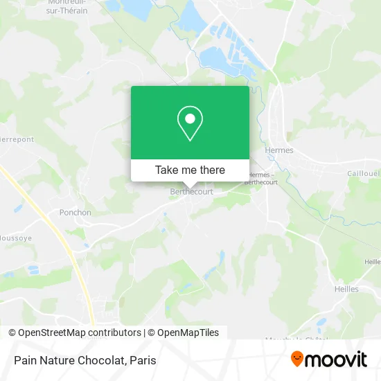 Pain Nature Chocolat map