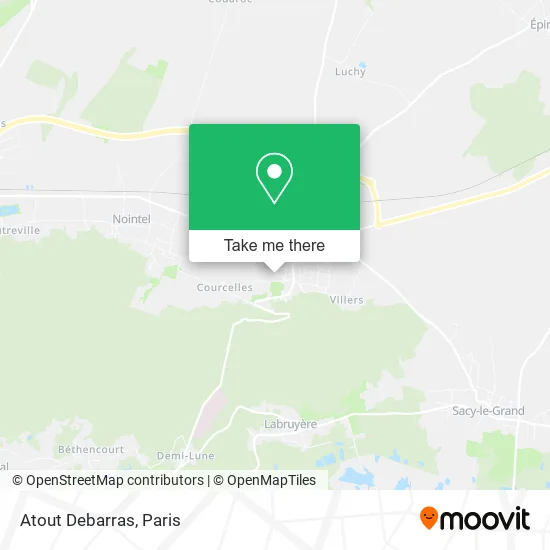 Atout Debarras map