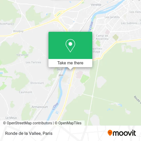 Ronde de la Vallee map