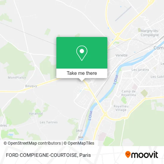FORD COMPIEGNE-COURTOISE map