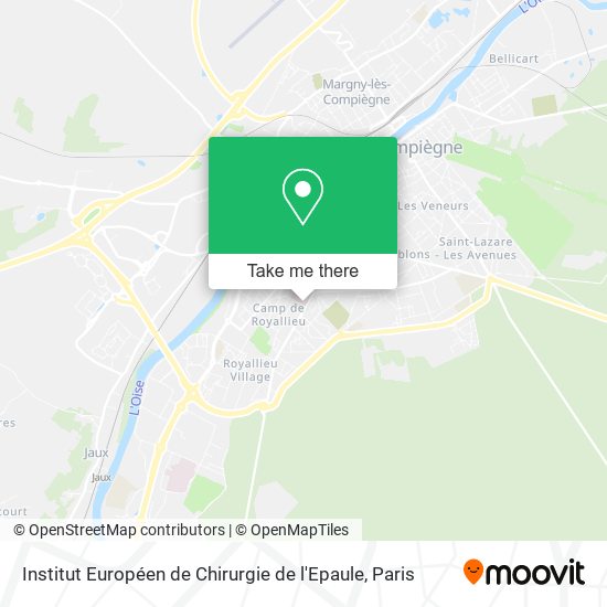 Institut Européen de Chirurgie de l'Epaule map