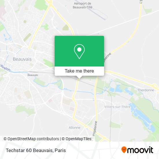 Techstar 60 Beauvais map