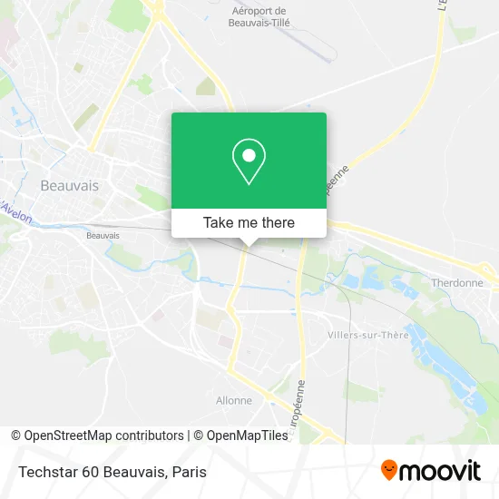 Techstar 60 Beauvais map