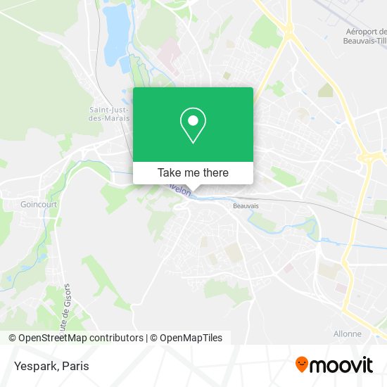 Yespark map