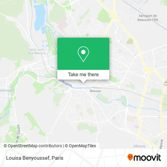 Louisa Benyoussef map