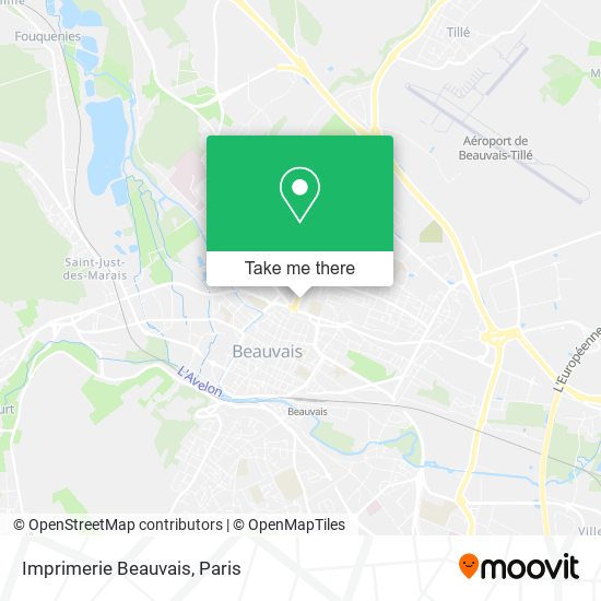Mapa Imprimerie Beauvais
