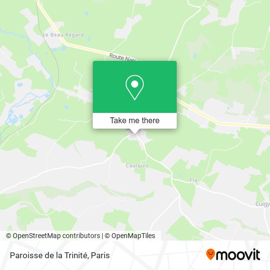 Paroisse de la Trinité map
