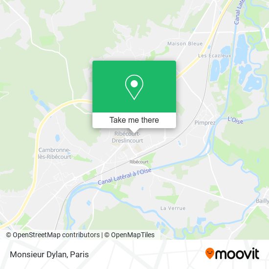 Monsieur Dylan map