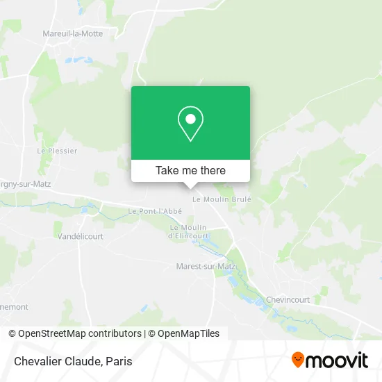 Chevalier Claude map