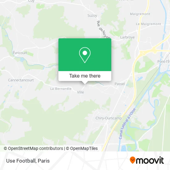 Use Football map