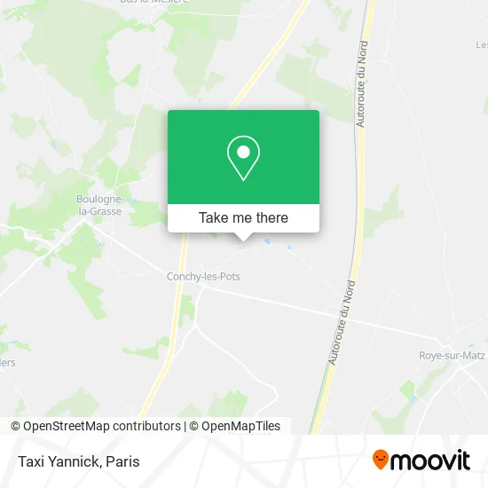 Taxi Yannick map