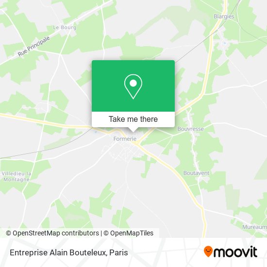 Entreprise Alain Bouteleux map