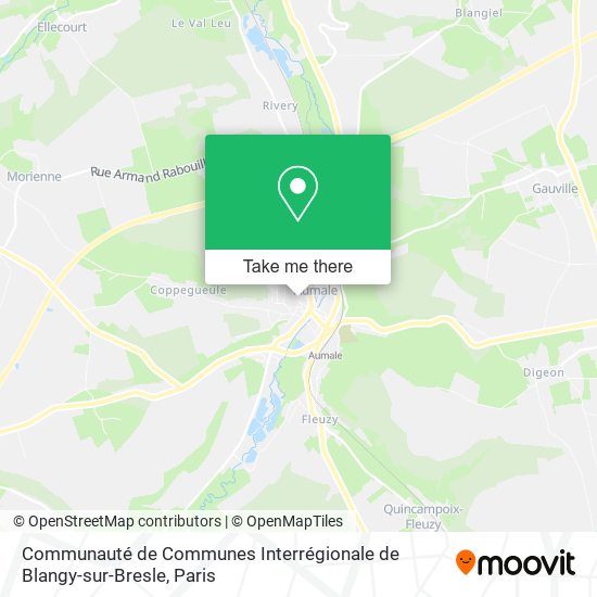 Communauté de Communes Interrégionale de Blangy-sur-Bresle map