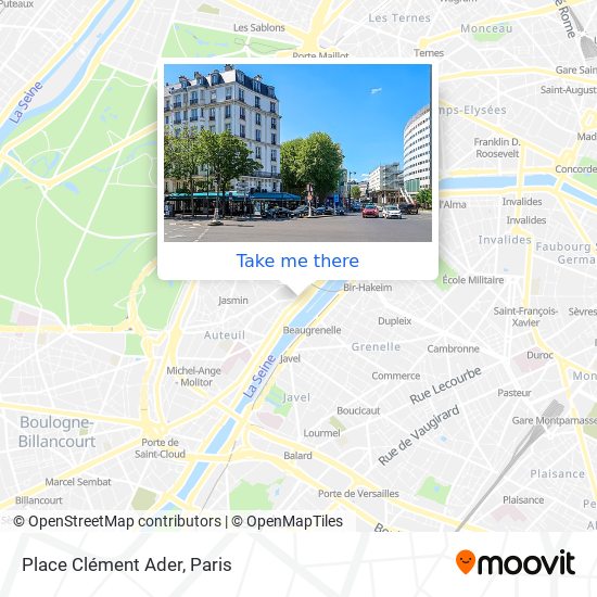 Place Clément Ader map