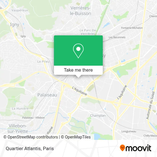 Quartier Atlantis map