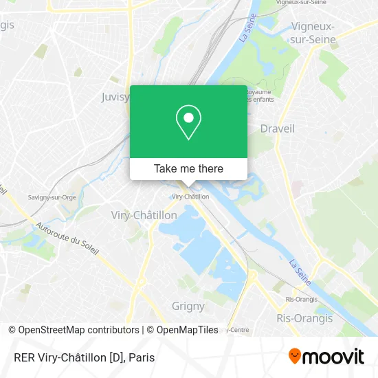 RER Viry-Châtillon [D] map
