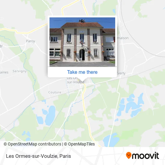 Les Ormes-sur-Voulzie map