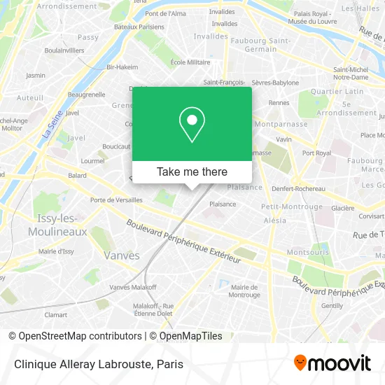 Clinique Alleray Labrouste map