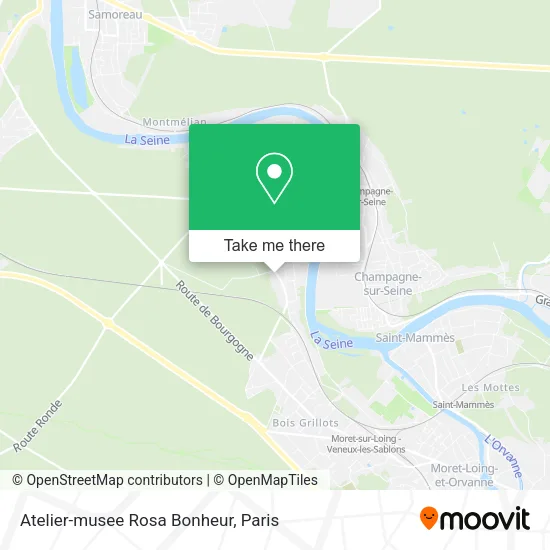 Atelier-musee Rosa Bonheur map