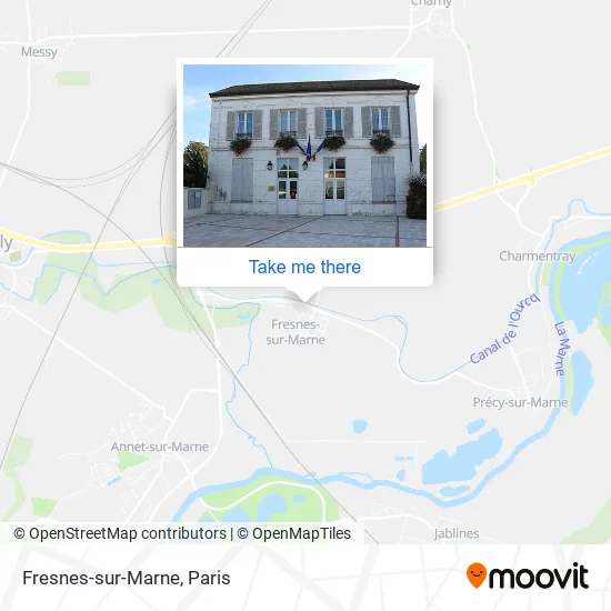 Fresnes-sur-Marne map
