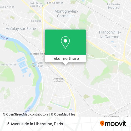 15 Avenue de la Libération map