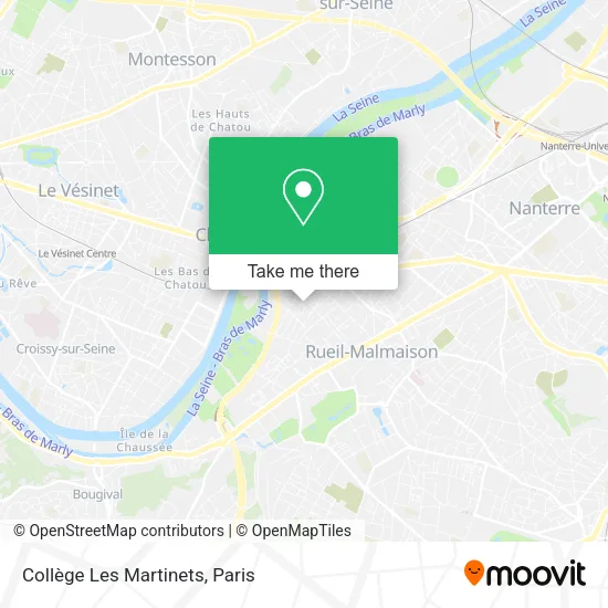 Collège Les Martinets map