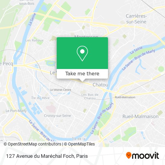127 Avenue du Maréchal Foch map