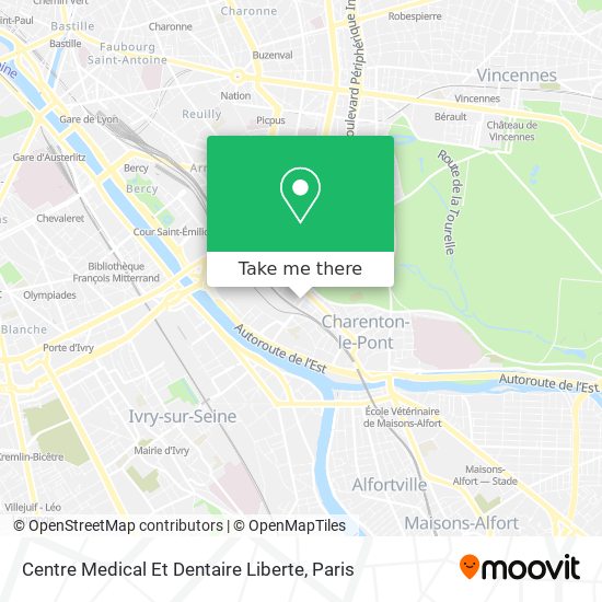 Centre Medical Et Dentaire Liberte map