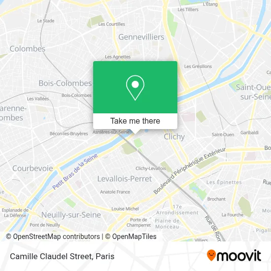 Rue Camille Claudel map