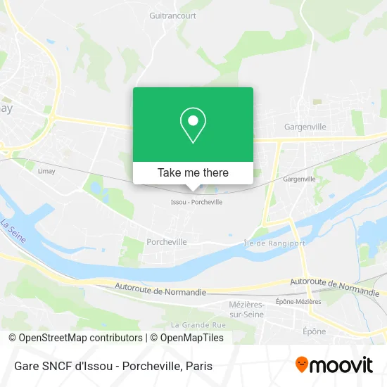 Gare SNCF d'Issou - Porcheville map
