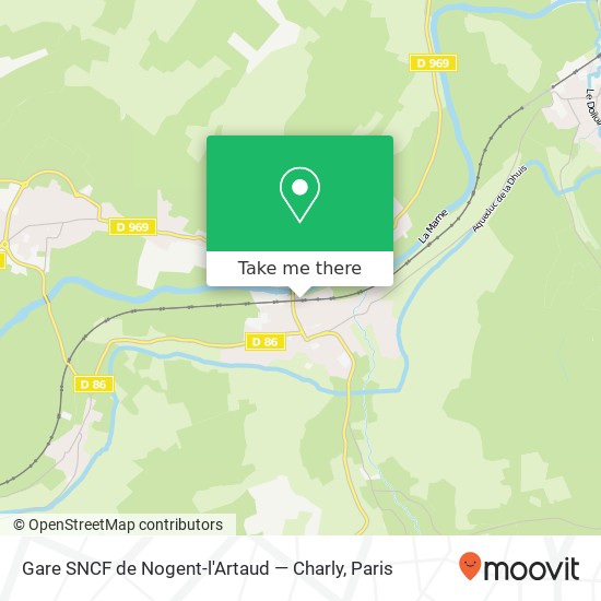 Gare SNCF de Nogent-l'Artaud — Charly map