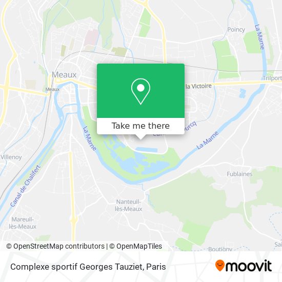 Complexe sportif Georges Tauziet map