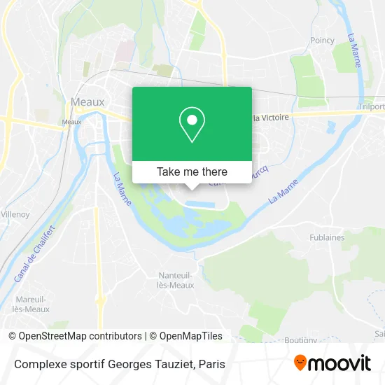 Complexe sportif Georges Tauziet map