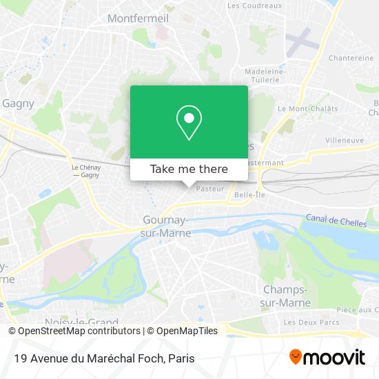 19 Avenue du Maréchal Foch map