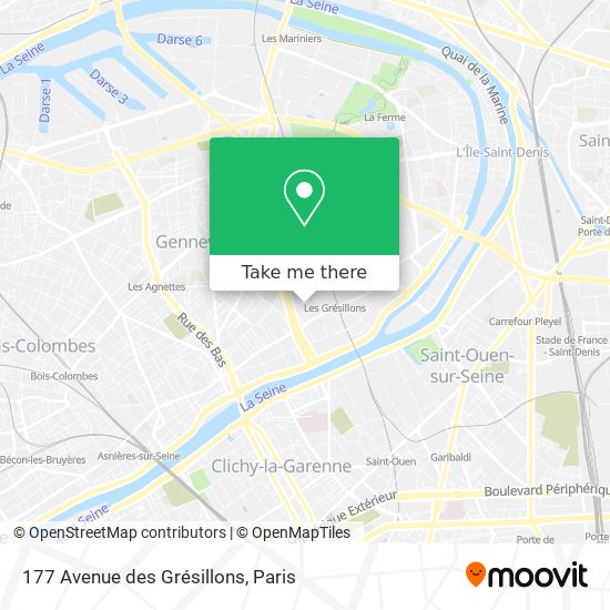 177 Avenue des Grésillons map