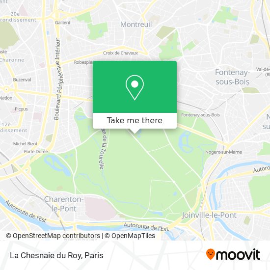 Mapa La Chesnaie du Roy