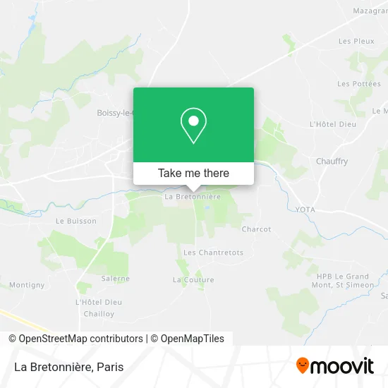 Mapa La Bretonnière