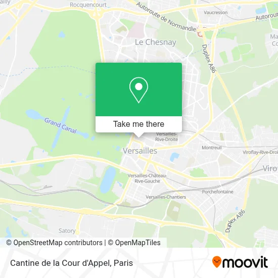 Cantine de la Cour d'Appel map