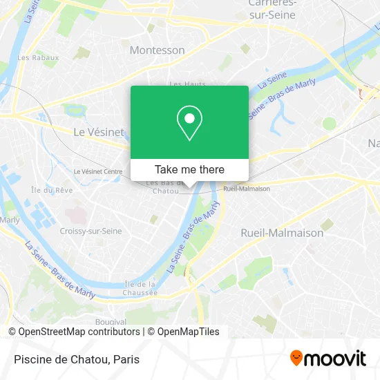 Piscine de Chatou map