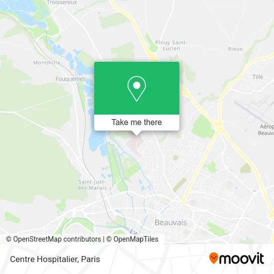 Centre Hospitalier map