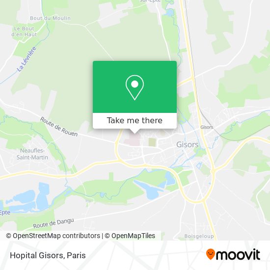 Hopital Gisors map