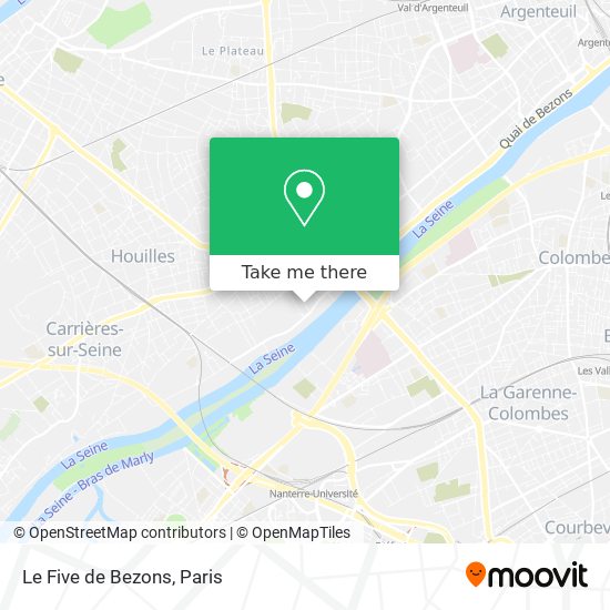 Le Five de Bezons map