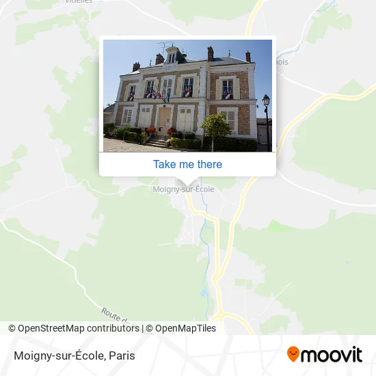 Moigny-sur-École map