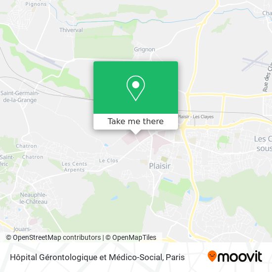 Hôpital Gérontologique et Médico-Social map