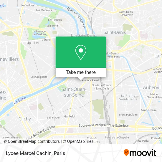 Lycee Marcel Cachin map